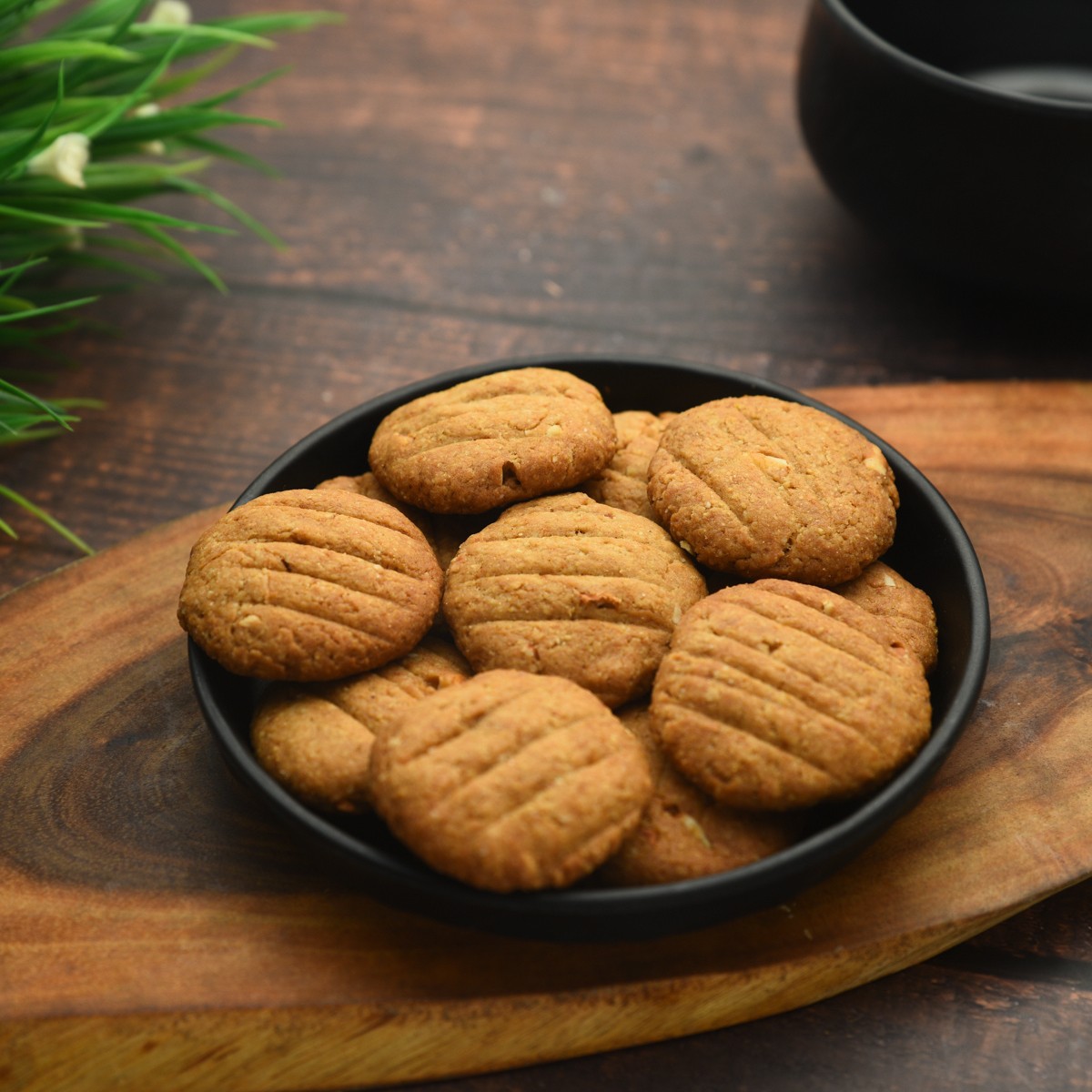 Coconut Biscuits made with no Sugar & no Maida