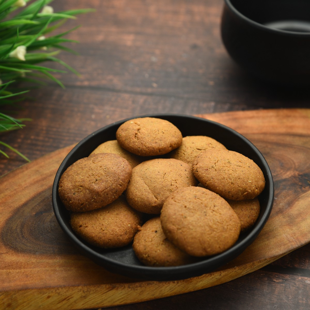 Jeera Biscuits Made with Millets , Gluten free , Vegan , Savory , No sugar and no Maida